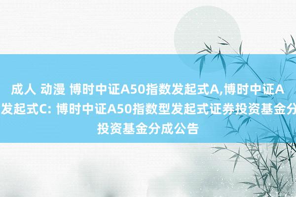 成人 动漫 博时中证A50指数发起式A,博时中证A50指数发起式C: 博时中证A50指数型发起式证券投资基金分成公告