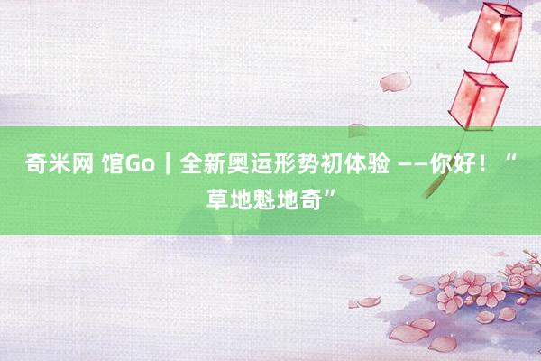 奇米网 馆Go｜全新奥运形势初体验 ——你好！“草地魁地奇”